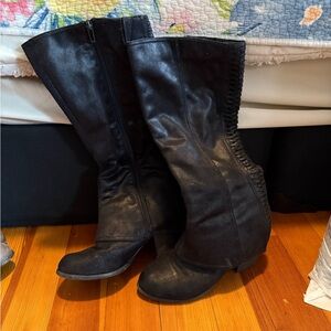 Fergalicious Black Heeled Boots